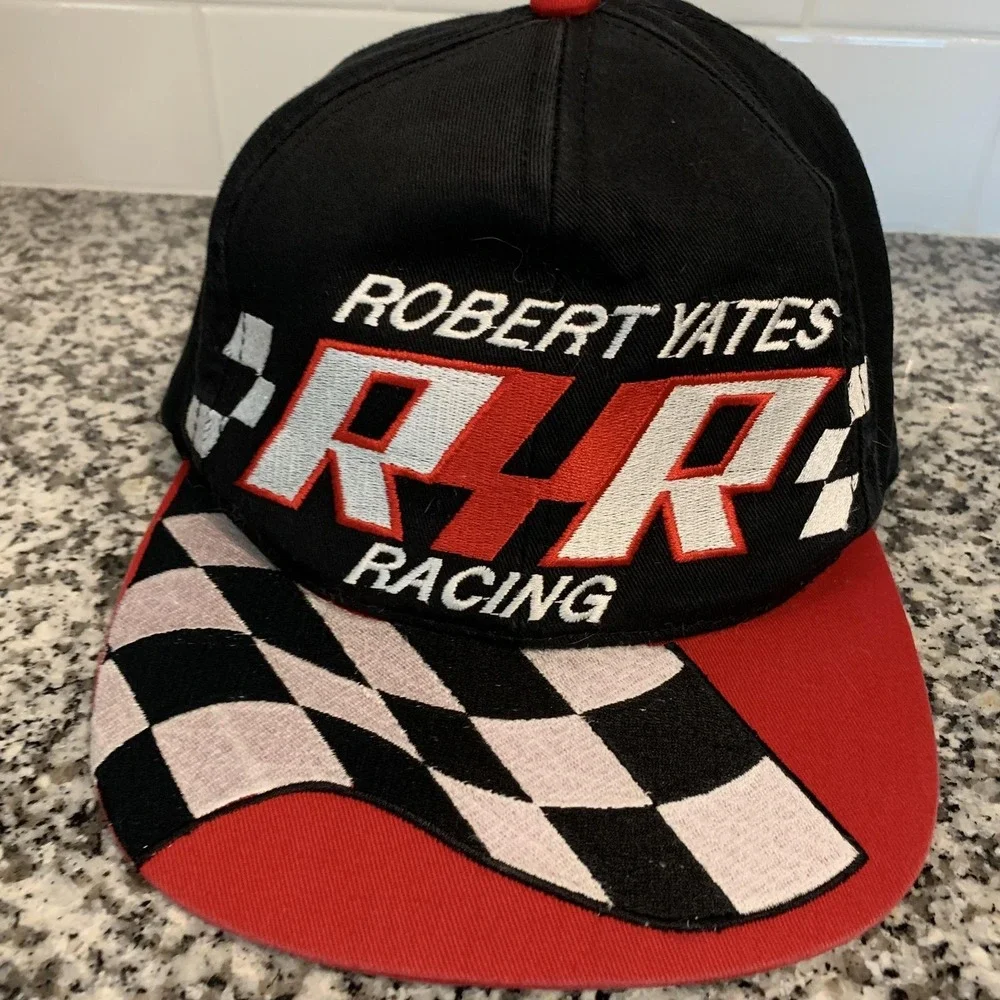 Robert Yates Racing Hat Cap Snap Back Mens One Size Black NASCAR 88 28 Chase